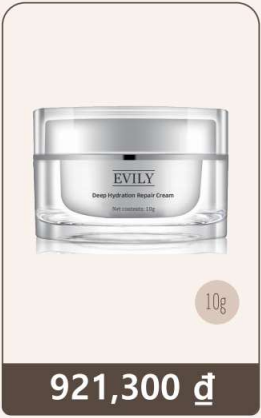 EVILY Deep Hydration Repair Cream 10g | Kem dưỡng phục hồi da chuyên sâu