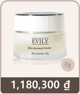 EVILY Skin Renewal Cream 35g | Kem dưỡng mờ nám sáng da